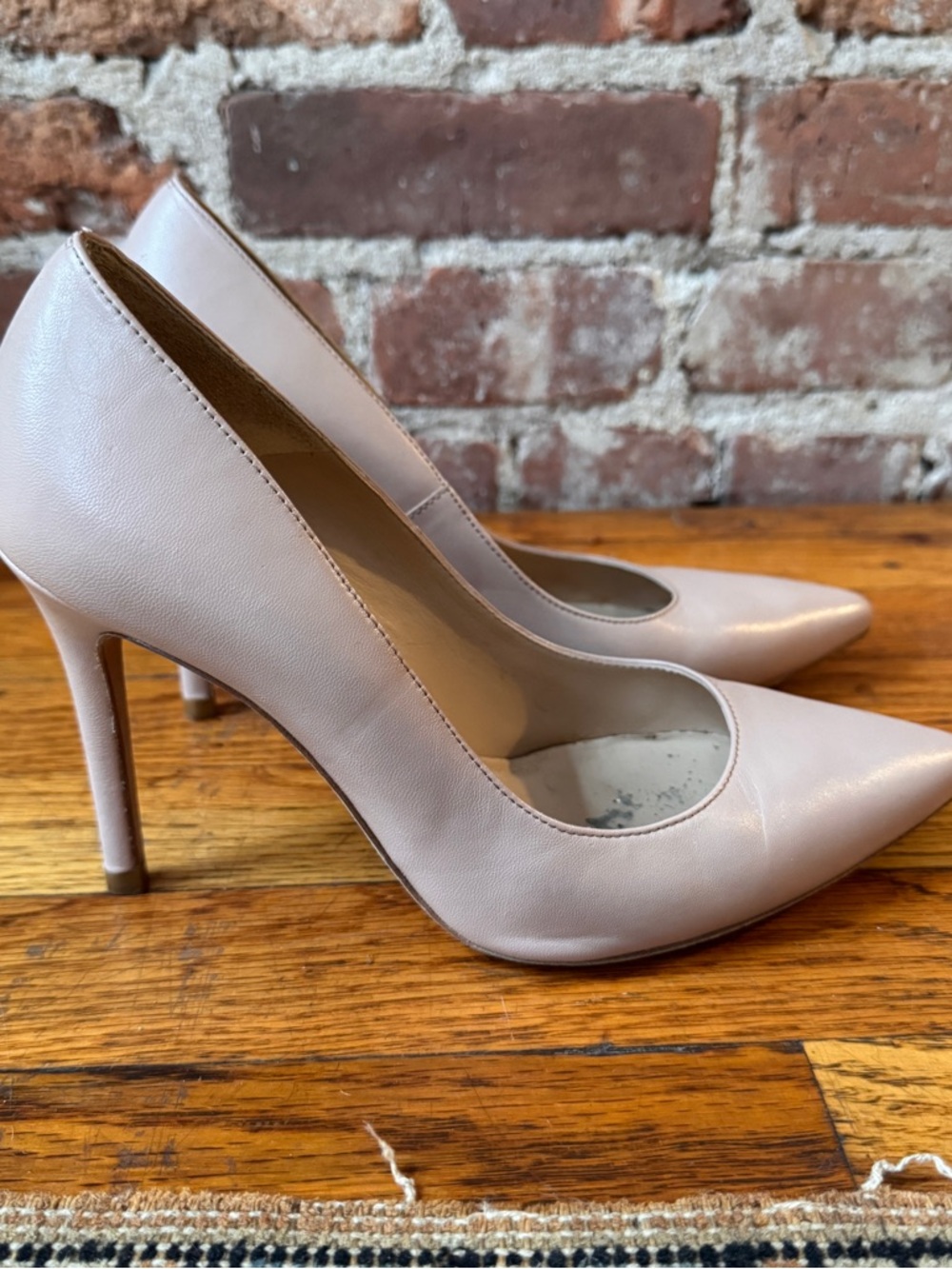 L.K. Bennett Classic Women's Pointed Toe High Heels in Blush